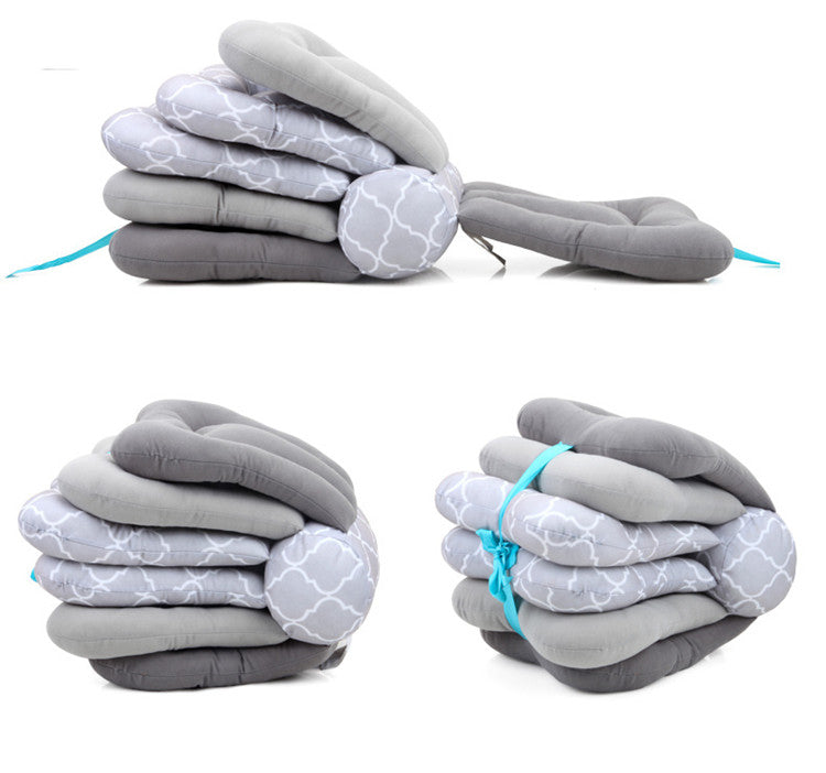 Ergonomic Adjustable Nursing Pillow for Breastfeeding & Baby Support