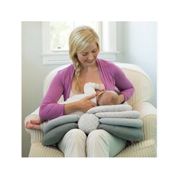 Ergonomic Adjustable Nursing Pillow for Breastfeeding & Baby Support
