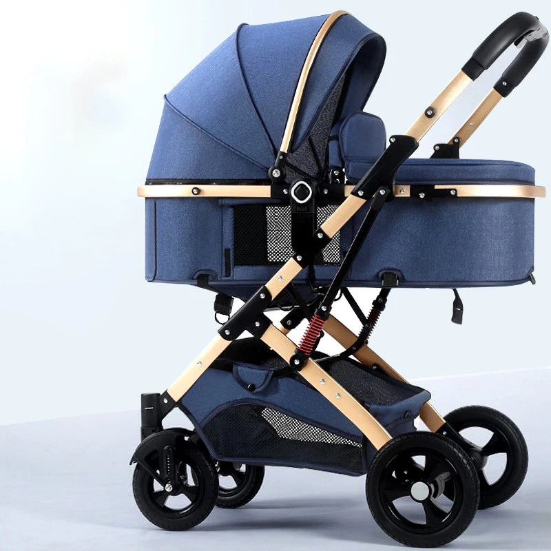 3-in-1 Foldable Pram Baby Stroller - Newborn to 36 months