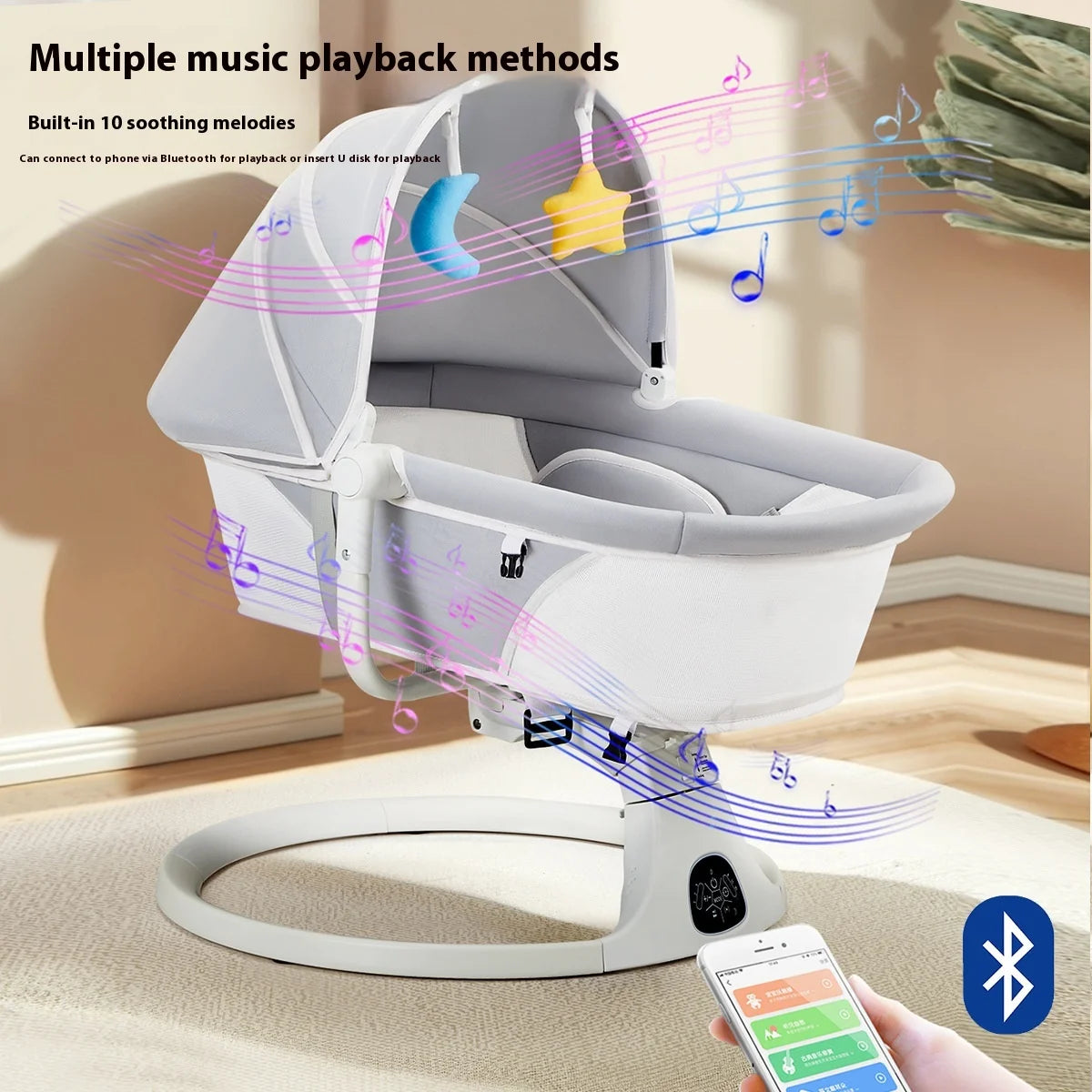 Electric Baby Rocker Cradle Swing