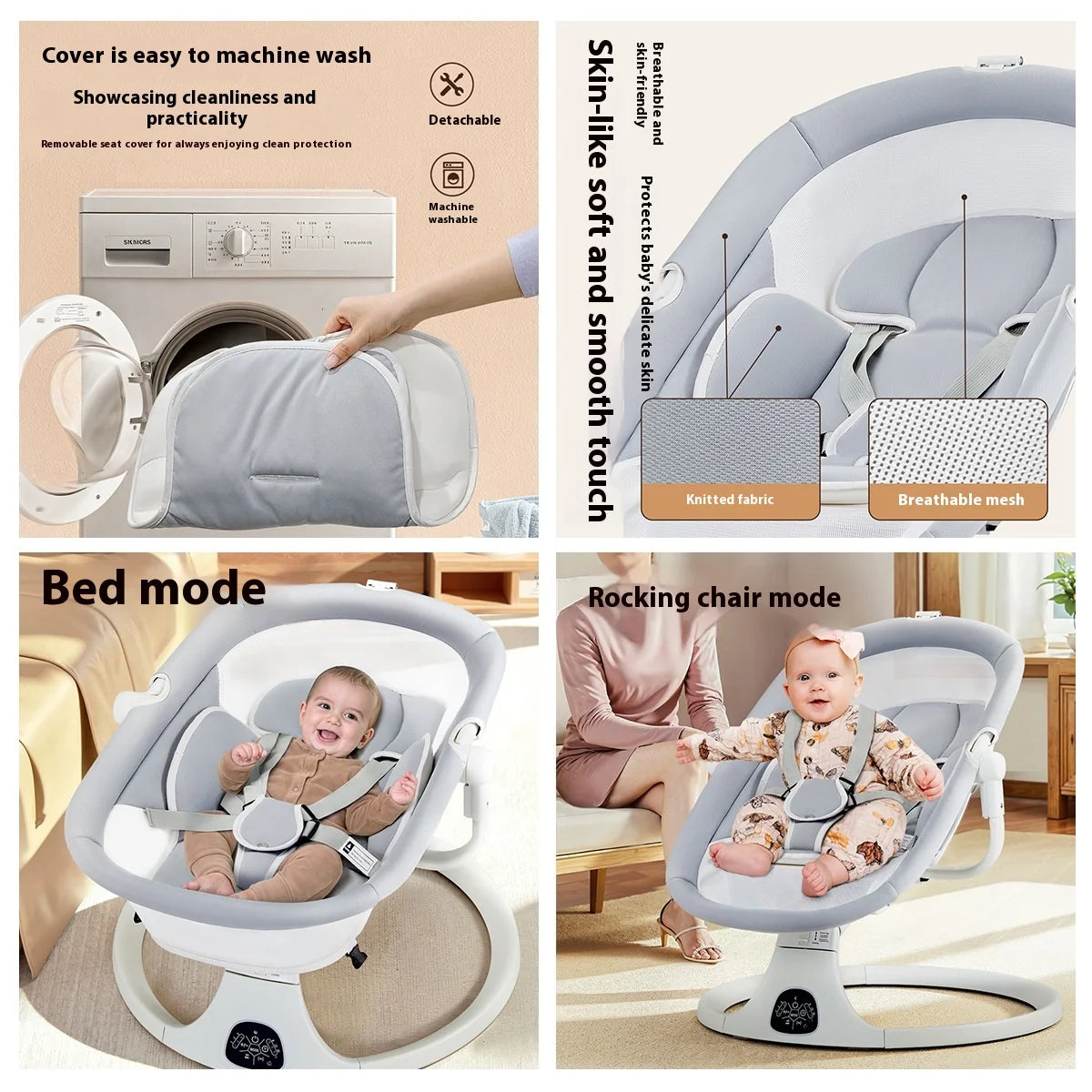 Electric Baby Rocker Cradle Swing
