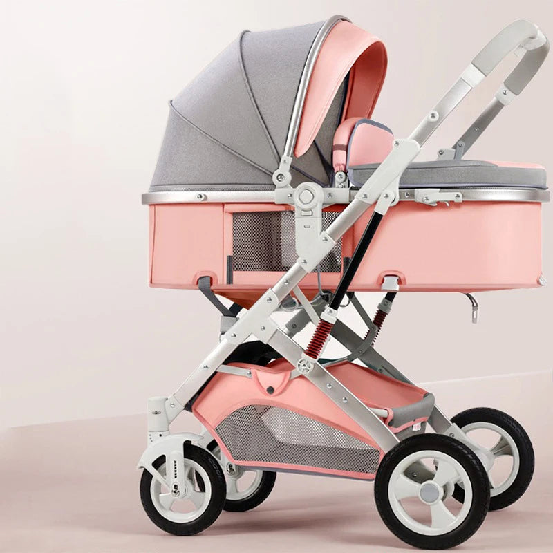 3-in-1 Foldable Pram Baby Stroller - Newborn to 36 months