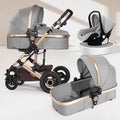 Foldable Multi-Functional 3-in-1 Baby Stroller