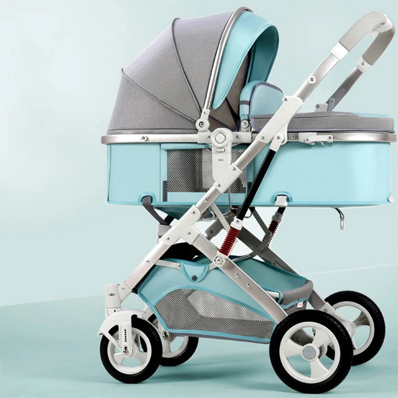 3-in-1 Foldable Pram Baby Stroller - Newborn to 36 months