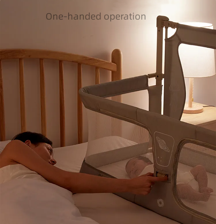 3 in 1 Baby Co-sleeping Bassinet with Guardrail