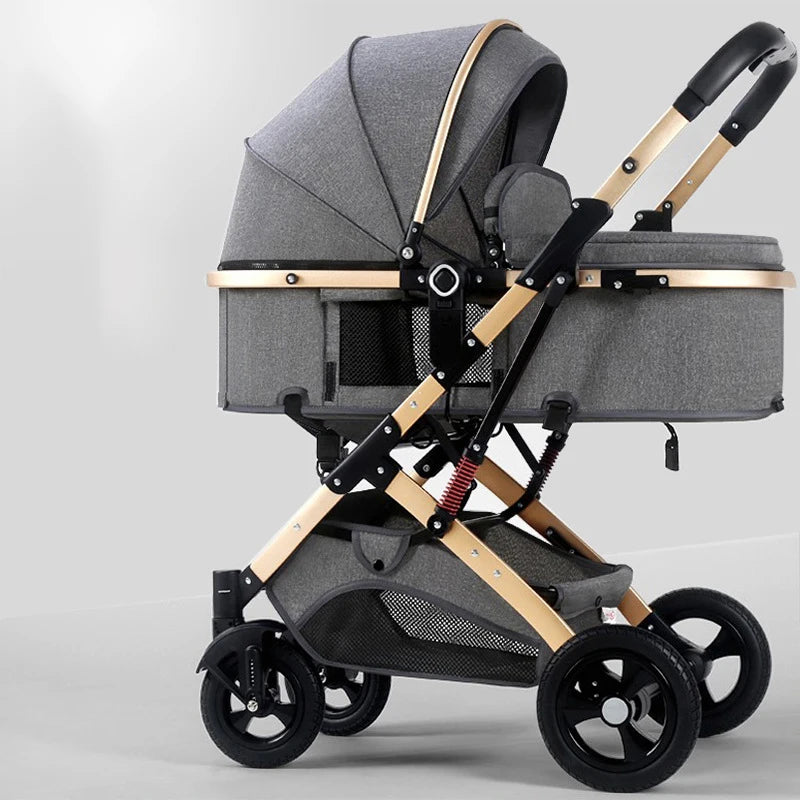3-in-1 Foldable Pram Baby Stroller - Newborn to 36 months