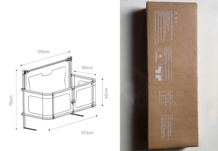 3 in 1 Baby Co-sleeping Bassinet with Guardrail