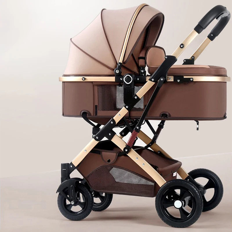 3-in-1 Foldable Pram Baby Stroller - Newborn to 36 months
