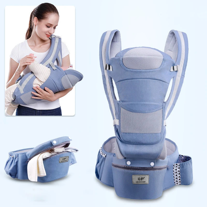 Newborn Ergonomic All-In-One Kangaroo Baby Carrier - 0 to 48 Months