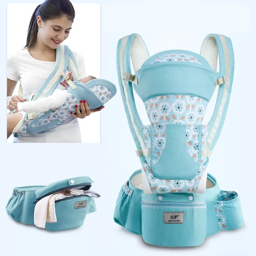 Newborn Ergonomic All-In-One Kangaroo Baby Carrier - 0 to 48 Months