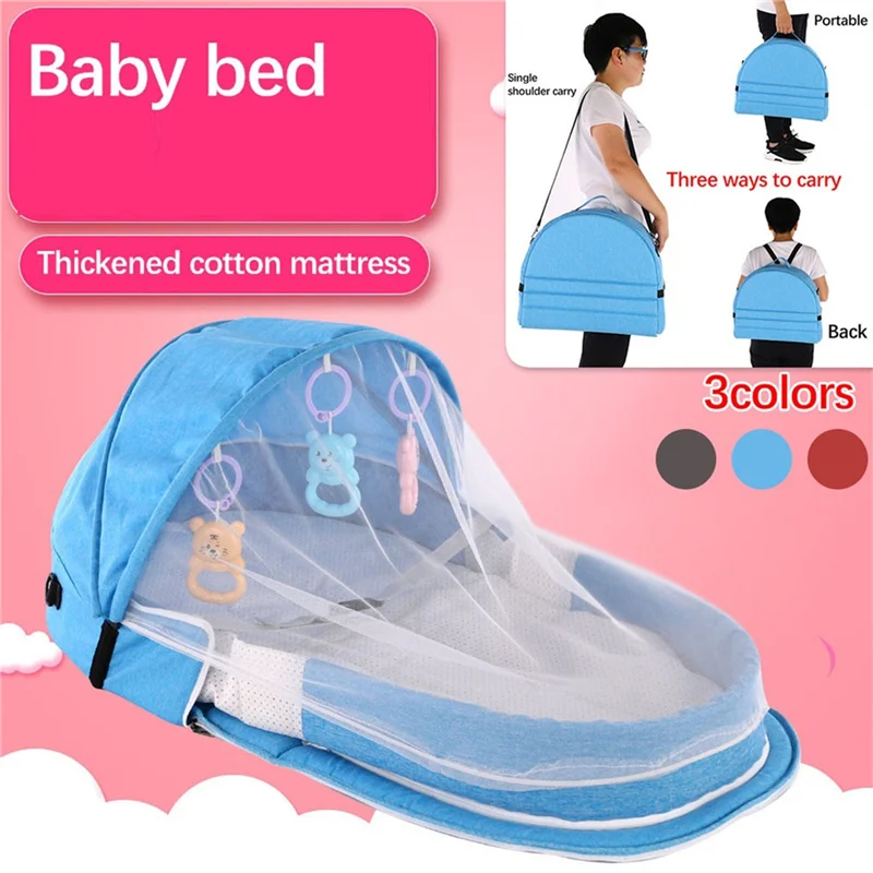 Portable Folding Baby Bassinet Bed
