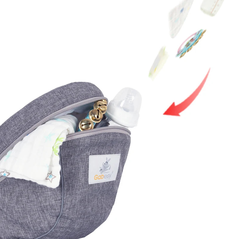 Ergonomic Hip seat baby Carrier - 0 to 36 months (8-45 lbs)
