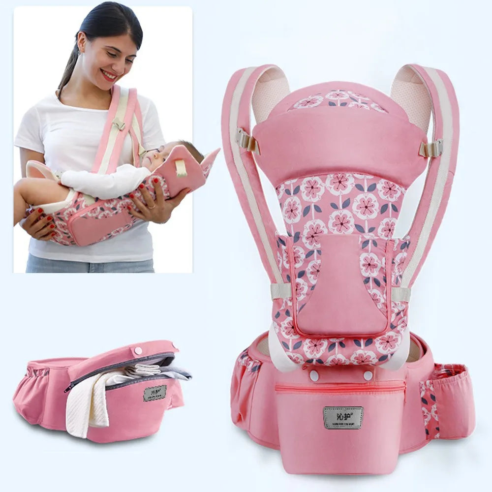 Newborn Ergonomic All-In-One Kangaroo Baby Carrier - 0 to 48 Months