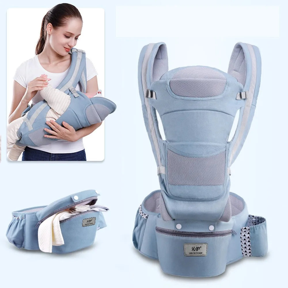 Newborn Ergonomic All-In-One Kangaroo Baby Carrier - 0 to 48 Months