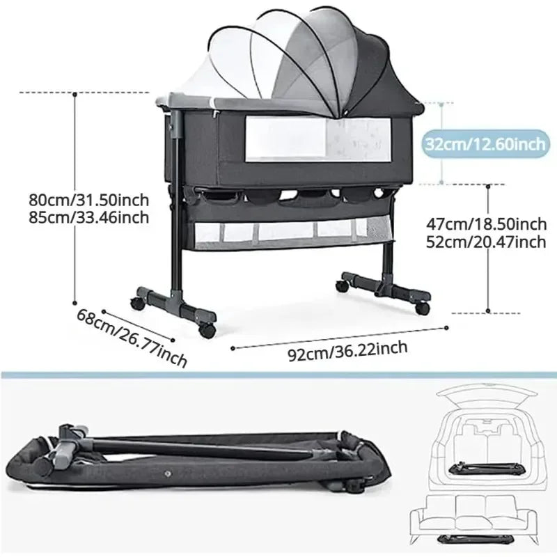 Adjustable Bedside Bassinet - Newborn to 18 months