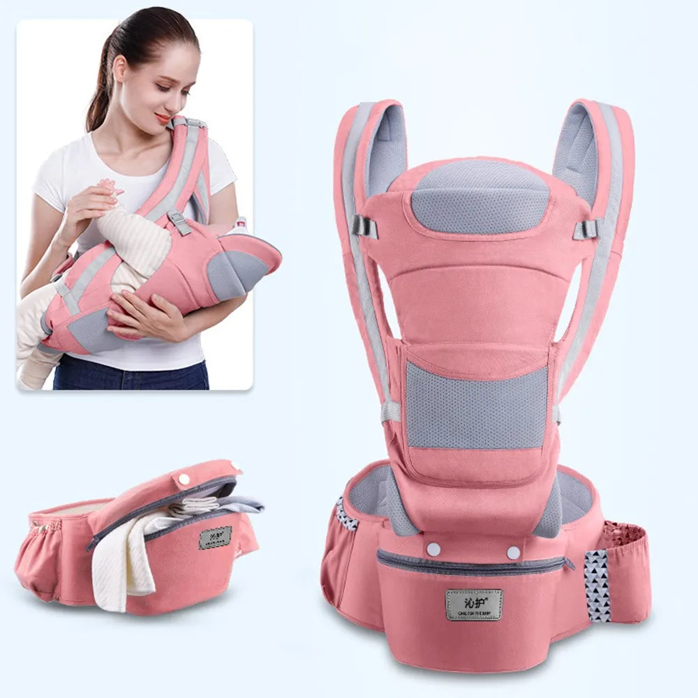 Newborn Ergonomic All-In-One Kangaroo Baby Carrier - 0 to 48 Months