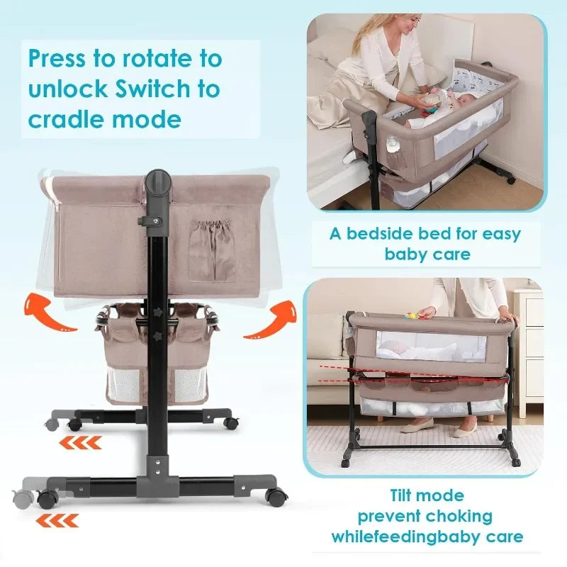 Adjustable Bedside Bassinet - Newborn to 18 months