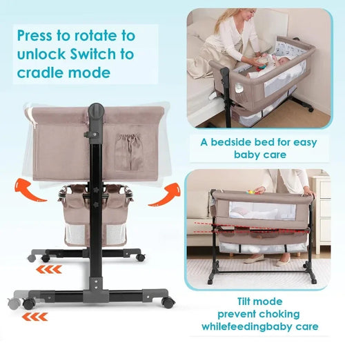 Adjustable Bedside Bassinet - Newborn to 18 months