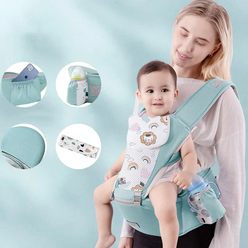 Newborn Ergonomic All-In-One Kangaroo Baby Carrier - 0 to 48 Months