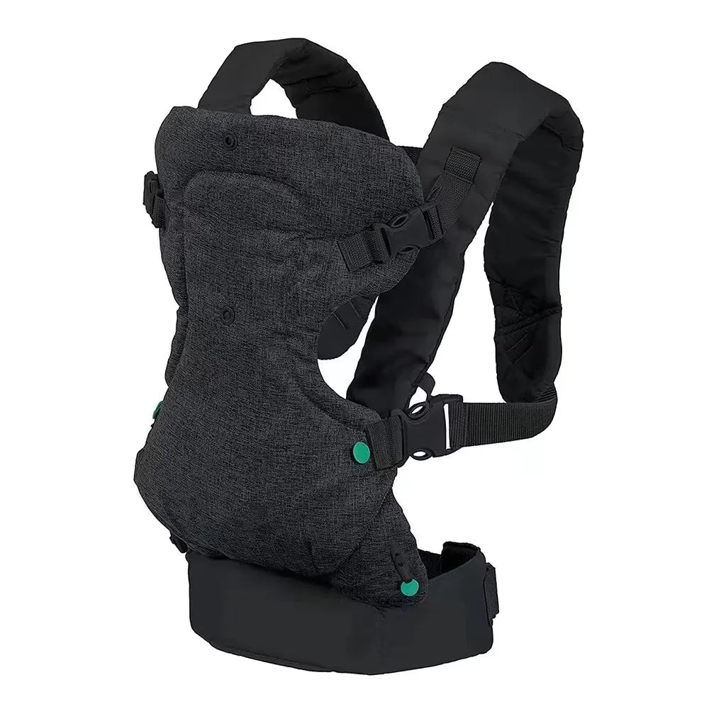 Ergonomic Baby Carrier with Teddy Bear Hood - 0 to 24 Months