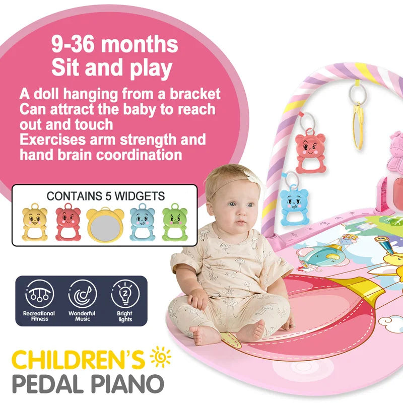 Kick and Play Piano Tummy Time Mat - 0-3