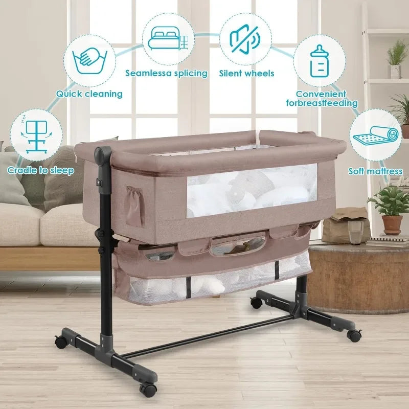 Adjustable Bedside Bassinet - Newborn to 18 months