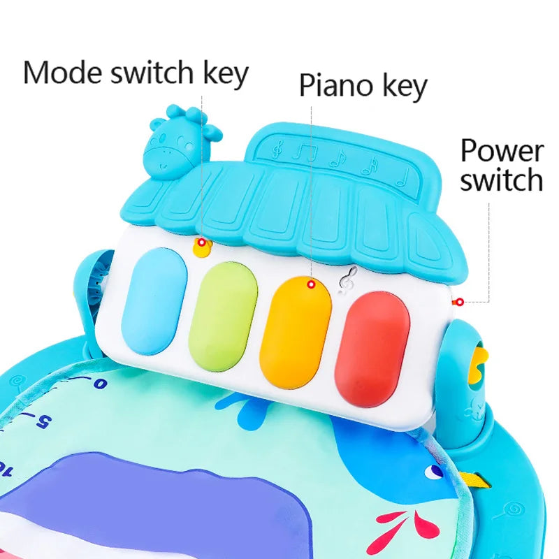 Kick and Play Piano Tummy Time Mat - 0-3