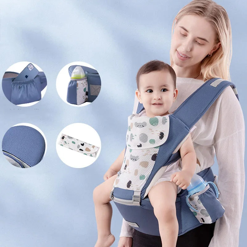 Newborn Ergonomic All-In-One Kangaroo Baby Carrier - 0 to 48 Months