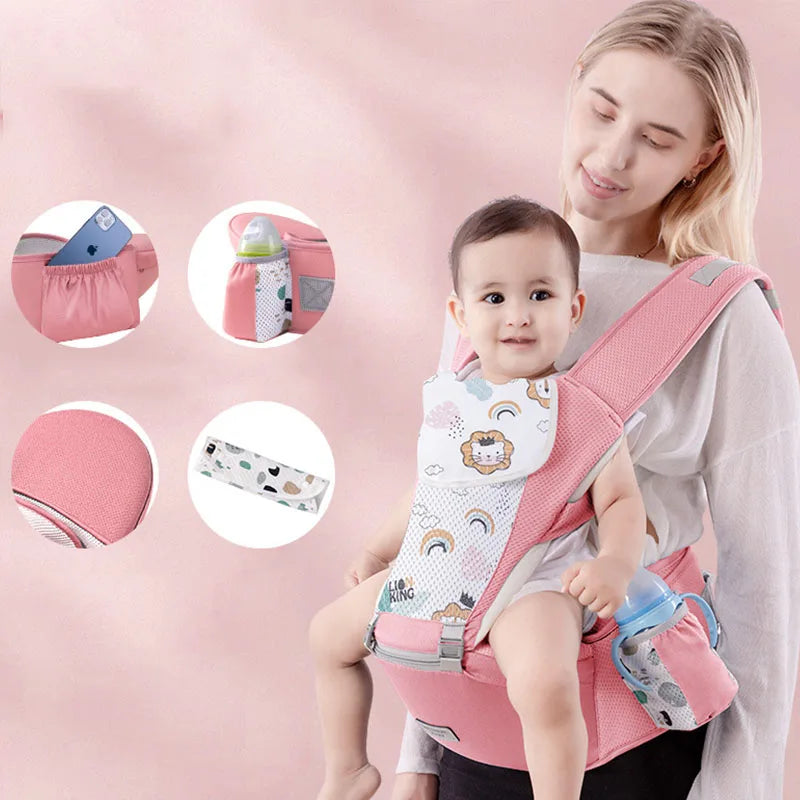 Newborn Ergonomic All-In-One Kangaroo Baby Carrier - 0 to 48 Months