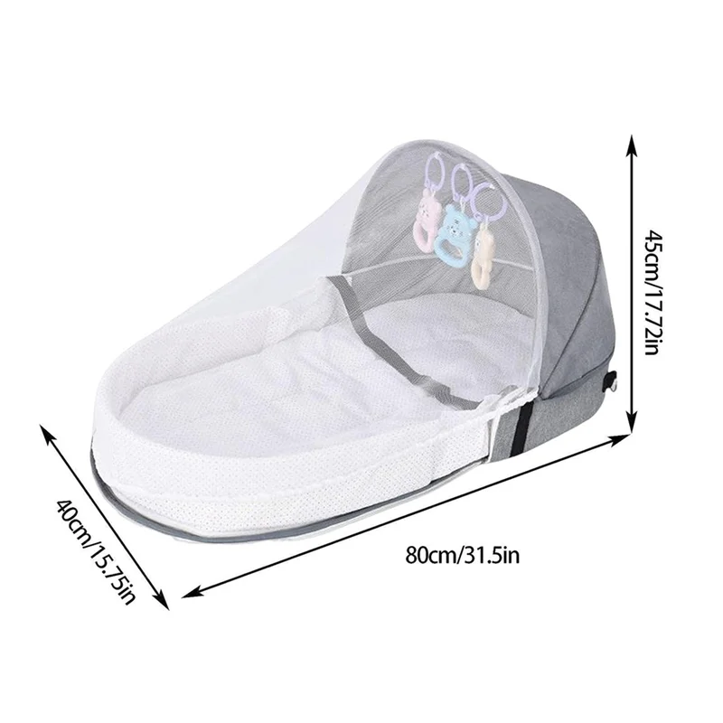 Portable Folding Baby Bassinet Bed