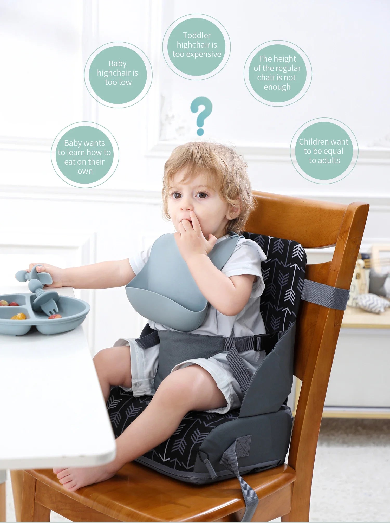 Toddler High-Back Booster Seat - 6 months to 4 Years
