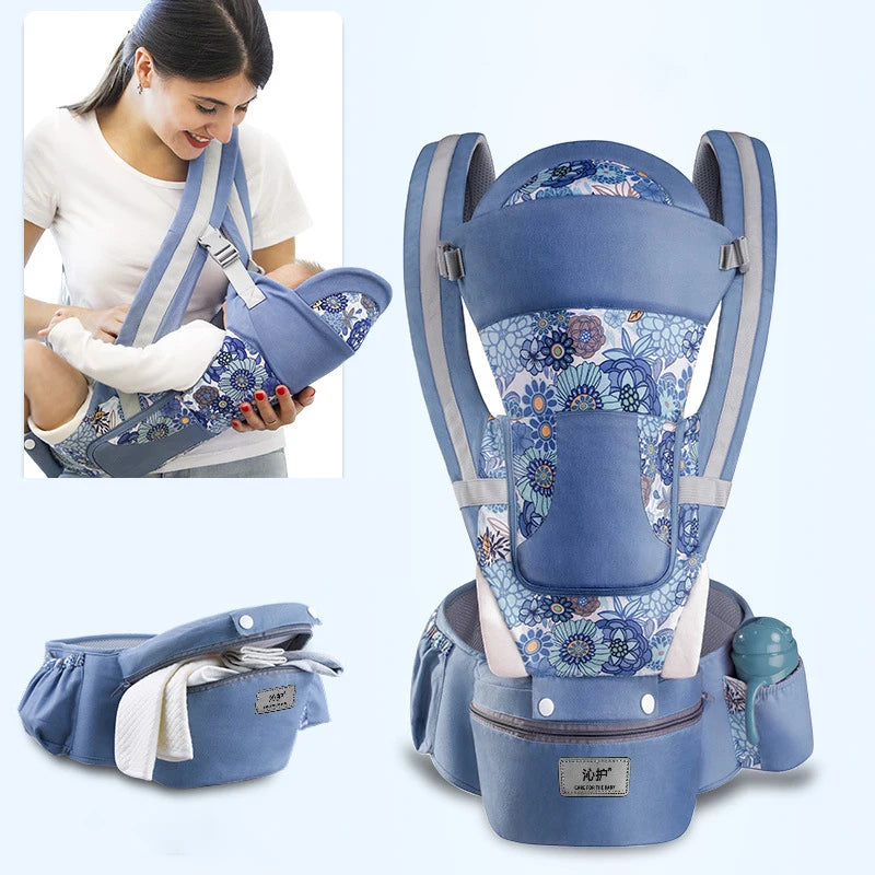 Newborn Ergonomic All-In-One Kangaroo Baby Carrier - 0 to 48 Months